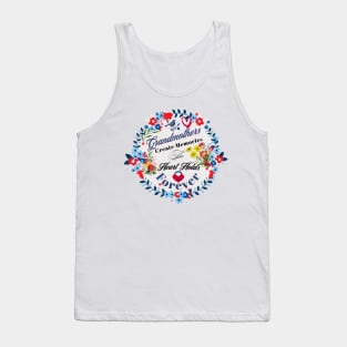 Grandmothers Create Memories Grandma Gift Tank Top